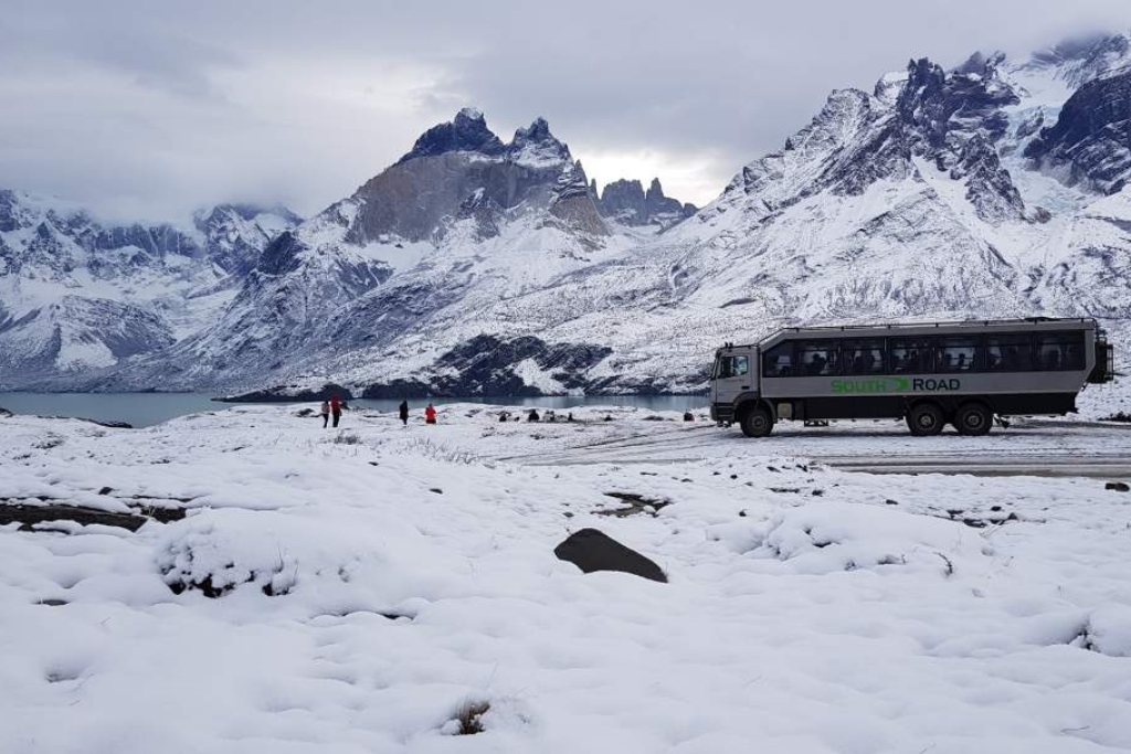 Excursão de um dia para Torres del Paine com 4X4 saindo de El Calafate